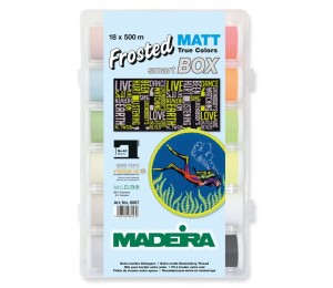 Madeira Smartbox Frosted Matt Stickgarn 18 x 500m
